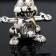 Souvenir "Rabbit", 5.5 × 2.5 × 8 cm, with crystals