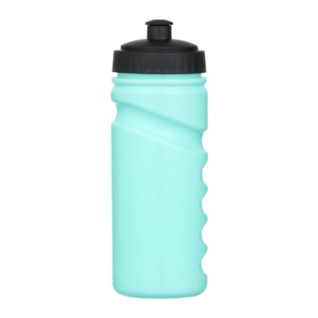 Bicycle bottle, 550 ml, with a drinker, 20.3 x 6.8 x 6.8 cm, turquoise