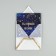 Postcard with the envelope "You are just space", embossing, 7 x 7 cm