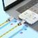 Hoco U113, Type -C cable - USB, 6 A, 1 m, braid transparent silicone, golden