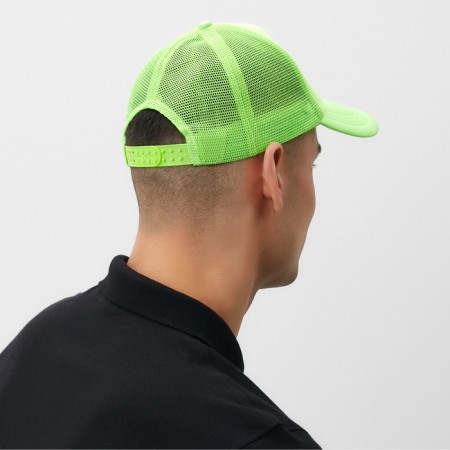 Baseball cap with minaku grid, green color, size 56-58-5