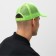 Baseball cap with minaku grid, green color, size 56-58