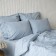 Set of pillowcases "Boyle", size 70x70 cm, blue color, 2 pcs