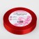A satin ribbon "Silver threads", 15 mm × 23 ± 1 m, red color No. 026