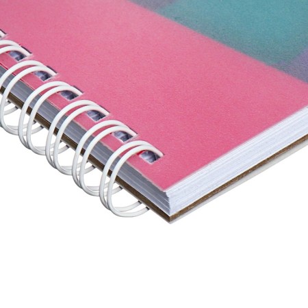 Notepad A5, 60 sheets in the ruler, on the crest "Multicolor", plastic cover, hard substrate, block 80g/m2, 2v mix-4