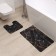 Set of bathroom rugs Ethel "Luxury" 2 pcs, 48x78 cm, 40x45 cm
