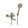 Bath mixer Fashun A53020-21, single-leaf, pour 102 mm, with a shower set, bronze 9686667