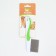 A comb for wool 15.6 x 5.3 cm, long teeth 3.4 cm, white-green
