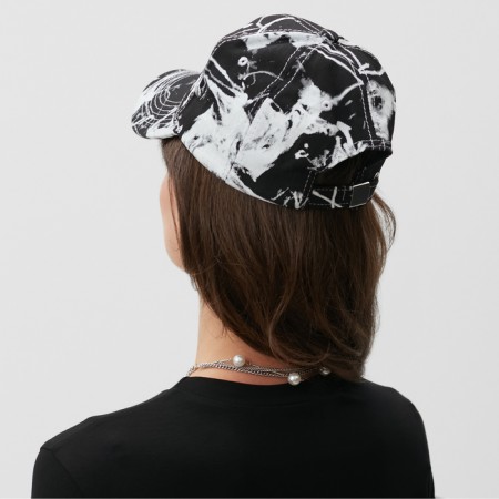 Minaku cap, black and white color, size 58-2