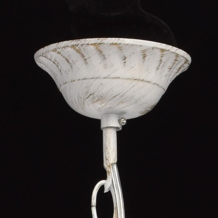 Suspended chandelier "Candle", 5x60W E14, white 52x52x75 cm-2