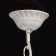 Suspended chandelier "Candle", 5x60W E14, white 52x52x75 cm