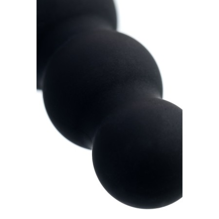 Anal stimulator Popo pleasure by toyfa carina, silicone, black color, 19 cm, d 3 cm-10