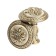 Holder for curtains Cappio KC211, color gold, 2 pcs