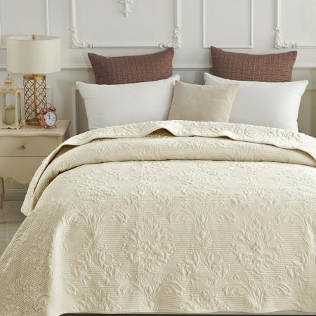 Vivaldi bedspread, size 160x220 cm, color milk-4