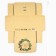 Box folding double -sided "New Year's botanist", 16.5 x 12.5 x 5 cm, without tape, New Year