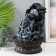 Ganesh desktop fountain "Ganesha sits under a tree" gray 20.5x20x30 cm