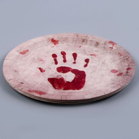 Paper plate "Happy Halloween", in a set of 6 pcs.-1
