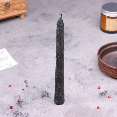 Magic “removal of negativity” with grass, black, 20cm-2