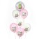 Bouquet of balls “Congratulations. Frogs ", latex, foil, set: 7 pcs., Mix
