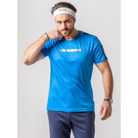 Sports T -shirt male ise, size 52, blue color-8