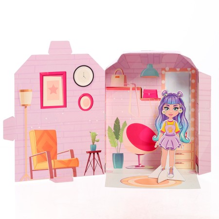 Magnetic game "Fashionable House: Teya"-16