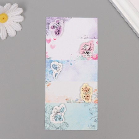 Stick with a volumetric element "Flower" 7x15.2 cm-3