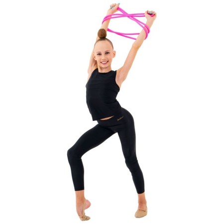 Lacking for rhythmic gymnastics weighted Grace Dance, 2.5 m, pink color-3