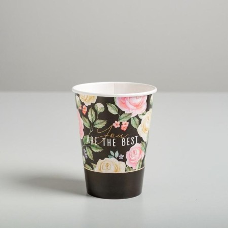 A glass for flowers "The best", 350 ml-1