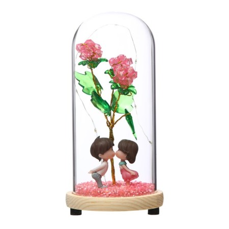 Nightlight "Beloved couple" LED from batteries 3xlr44 10x10x21 cm Risalux-4