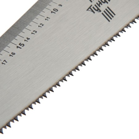 Hacksaw on wood tundra, 2k handle, 2D sharpening, heated tooth, 7-8 tpi, 500 mm-5
