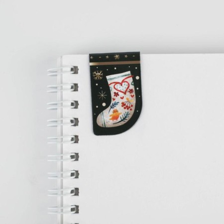 New Year. Magnetic bookmarks "Happy New Year", 4 pcs mini mini-1
