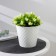 Kashpo with a drainage insert "Manhattan", 1.6 l, d = 16 cm, snow -white color