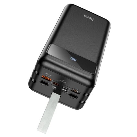 External battery Hoco J86b, 60,000 mAh, 2 USB, 1 Type-C, 3 A, display, black-2
