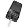 External battery Hoco J86b, 60,000 mAh, 2 USB, 1 Type-C, 3 A, display, black