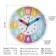 Wall watches for children, training, silent, d-20 cm