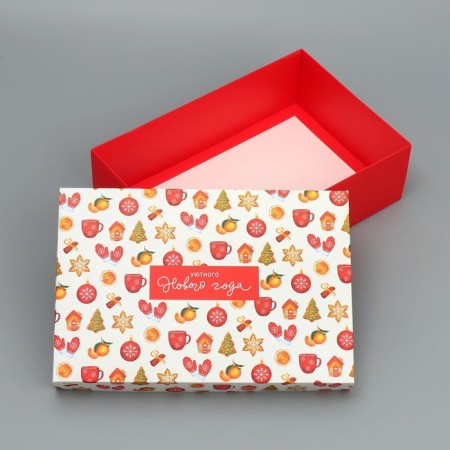 Folding box "Cozy New Year", 30 x 20 x 9 cm, New Year-3
