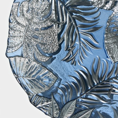 Glass of glass soup "Arabis", d = 21.5 cm, blue color-7