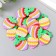 Decor for creativity rubber "strawberries and lemon" set 16 pcs mix 3.5x2.5 cm
