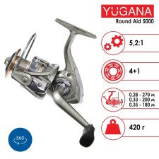 Coil Yugana Round AID 5000 4+1 bearing, 5.2: 1