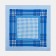 Men's nasal shawls 30*30 cm, (set 12 pcs,) cental blue, Fig. MIX 100% HL