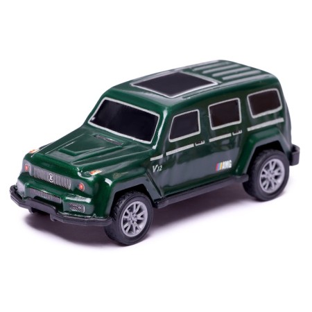 Metal machine "SUV", inertia, 1:64, mix