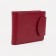 Women's wallet on magnet, red color