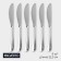 A set of stainless steel knife magistro "Gentry", length 22.5 cm, 6 pcs