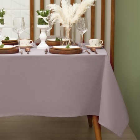 Tables Ethel Kitchen 150x110 cm, lilac color, 100% cotton, sarzha 220 g/m2