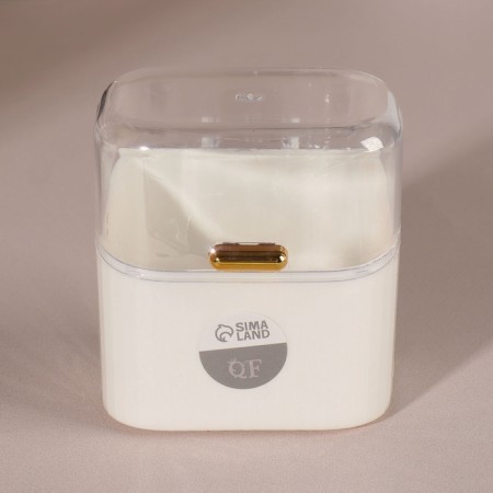 Organizer for cotton sticks, with a lid, 8.5 × 8 × 6.5 cm, white/transparent color-4
