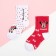 Set of socks "Minnie", Minnie Mouse 2 pairs, red/white color, 18-20 cm