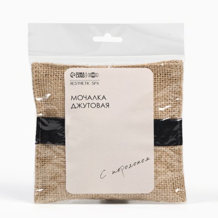 Djuta washcloth with foam rubber 12x12 cm Dobroparov