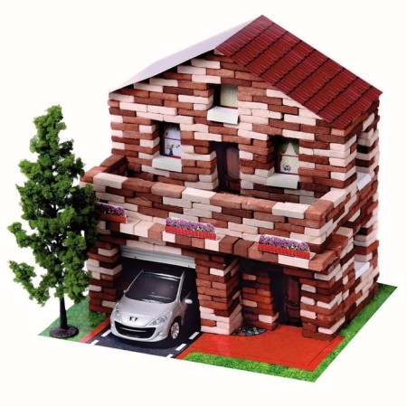Designer from bricks "House with attic", 805 details