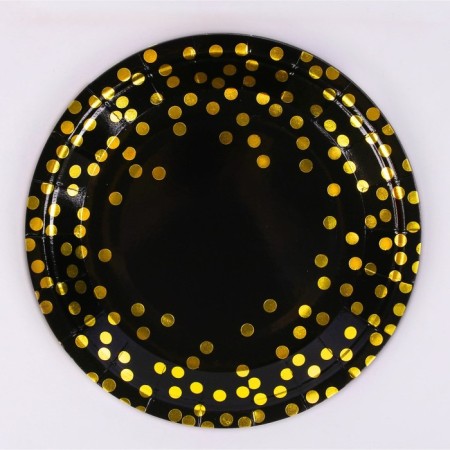 Paper plate "Confetti", set, 6 pcs