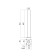 Support Metal era OM-0.6 for lamps NTU, 600x60 mm, black